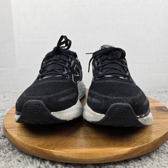 New Balance Mens 12D Fresh Foam 680v8 Black White Gym Daily Road Running Shoe - Picture 4 of 12